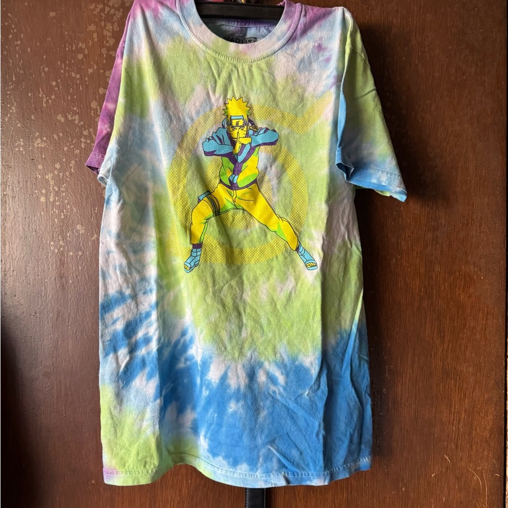 Naruto Tie-Dye Short Sleeve Tee